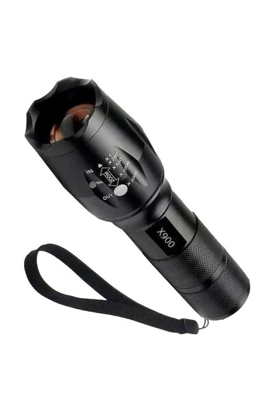 OEM X900 Tactical Flashlight with Zoom - Powerful Rechargeable for Camping, Security and Survival