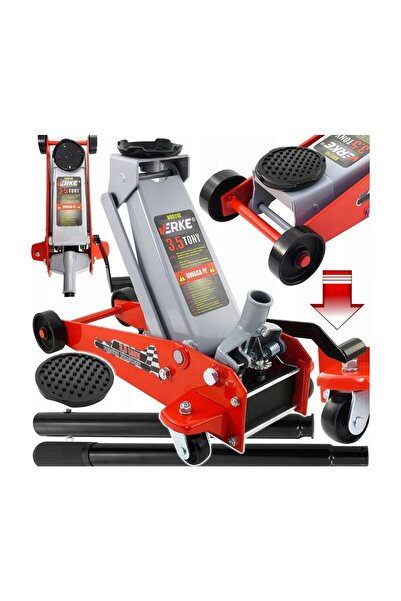 VERKE Cric hidraulic cu roti tip crocodil 3.5 Tone 138mm -520mm,