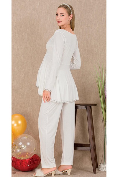 Lady Lingerie Long Sleeve Maternity Pajama Set