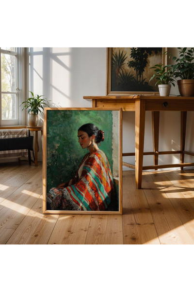 Tuba Decor Tablo dintr-o singură bucată cu rame din lemn pentru sufragerie, s...