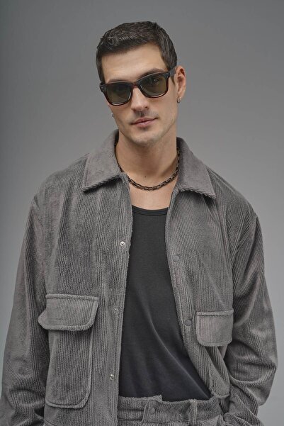 Butik Trend Biz Regular Snap Fastener Jacket and Pants Velvet Set