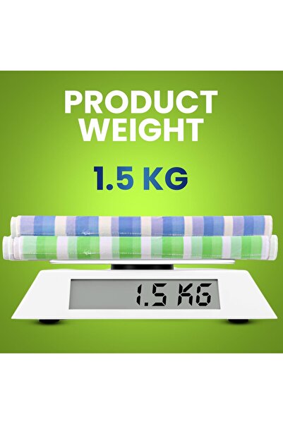 SNH Packing 3 Pack Sufra Roll Anti-Bacterial HDPE Disposable Table Sheet, 0.5 kg, Assorted Colors, P