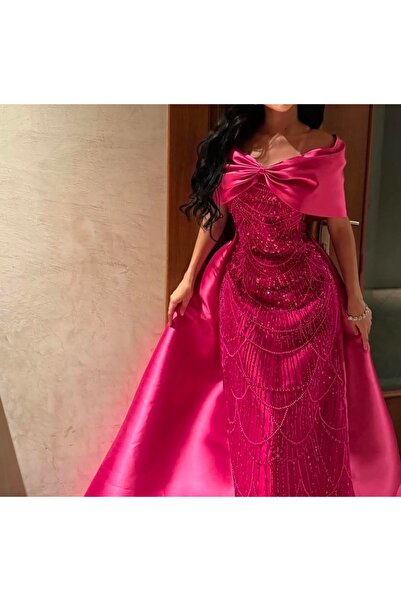 Joji taffeta evening dress