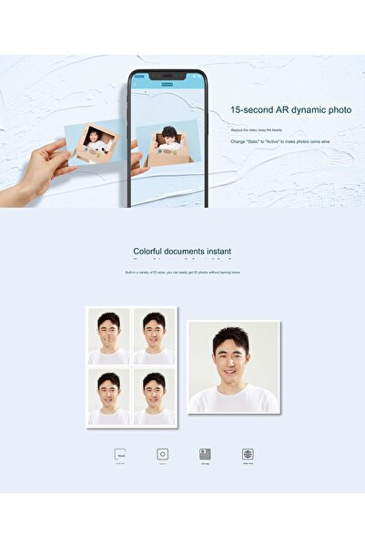 HPRT Wireless Photo Printer 4x6 Inch Thermal Dye Sublimation Bluetooth WiFi AR Video Passport Picture