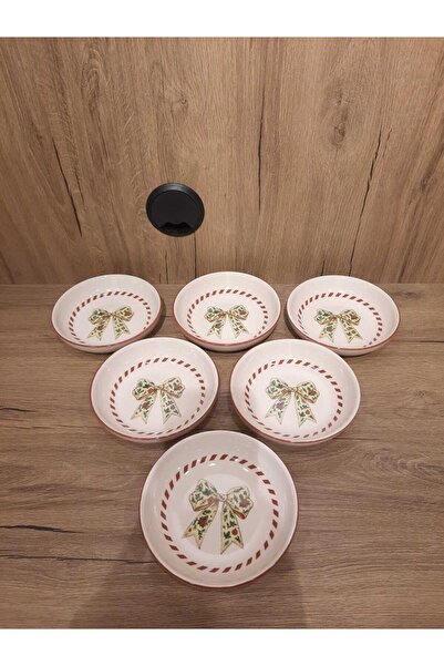 Keramika Ring-Shaped Sauce Dish/Snack Dish 13 cm 6 Pieces Christmas / New Year /
