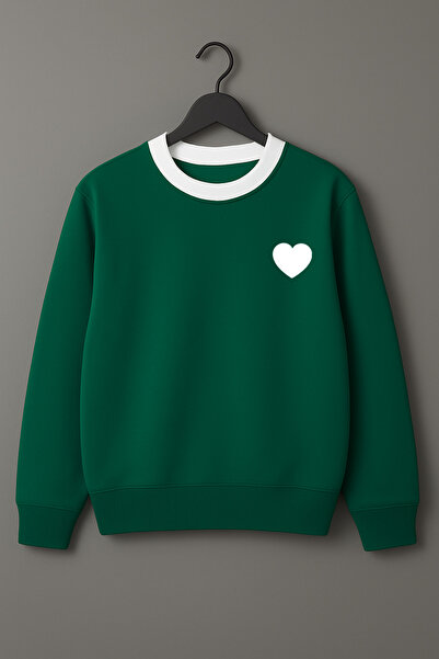 Revasser سويت شيرت للجنسين للنساء/الرجال بتصميم خاص من KALP ذو ياقة بيضاء ملو...