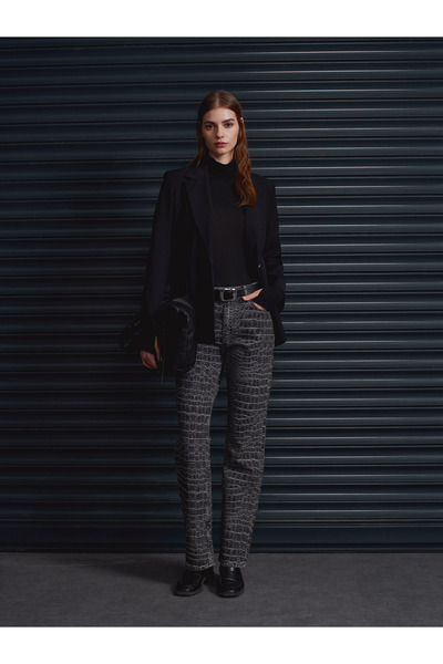 Dilvin 72095 100% Cotton Straight Jean-Anthracite