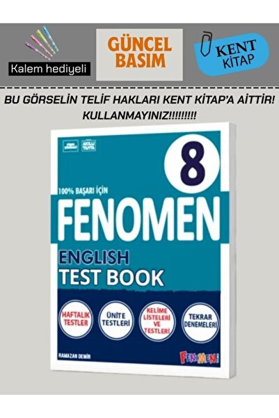 Fenomen Yayıncılık FENOMEN 8 ENGLISH TEST BOOK