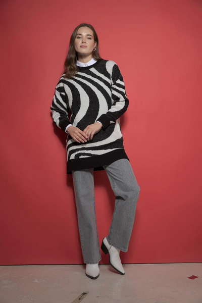 DeFacto Regular Fit Crew Neck Tunic