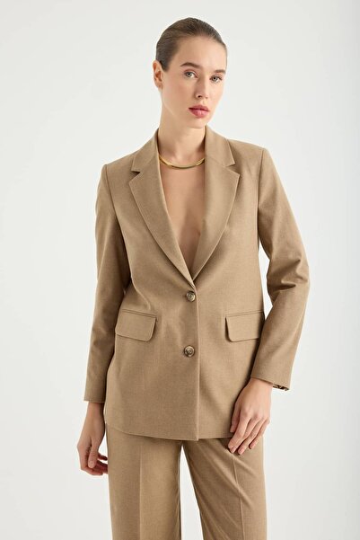 Masha Kate Jachetă blazer cu croială dreaptă