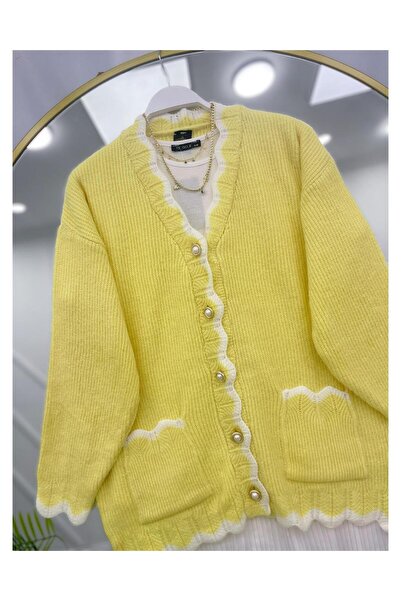 YEDİLALE Embroidery Patterned Knitwear Cardigan