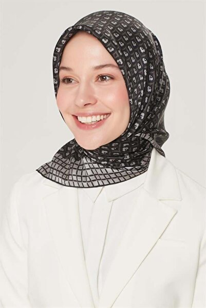 Armine Sport Twill Scarf 8557-03 - Μαύρο Γκρι