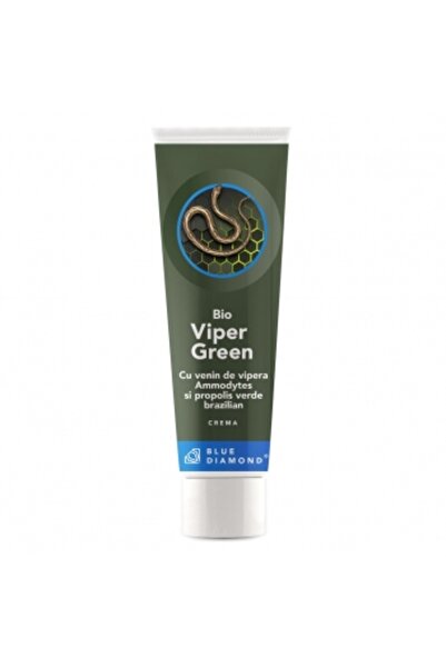 Blue Diamond Bio Viper Green Cream with Viper Venom and Brazilian Green Propolis - 100 ml