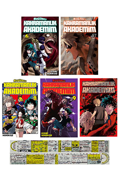 Gerekli Şeyler Yayıncılık Kahramanlık Akademim 6-7-8-9-10. Ciltler Manga Seti...