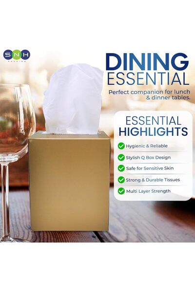 SNH Packing Facial Boutique Tissue Box 6-Pack, Multicolor