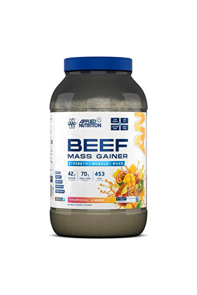 applied nutrition Beef Mass Gainer, Tropical Vibes, 3 Kg, 42 g Beef Protein