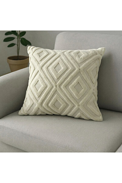 SFD Welsoft örmeden desenli 45x45 cm ikili kırlent,yastık kılıfı çift tarafı ...