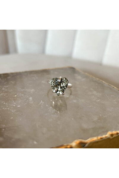 Moonlight Jewelry Mini Crazy in Love Adjustable Ring – Pyrite