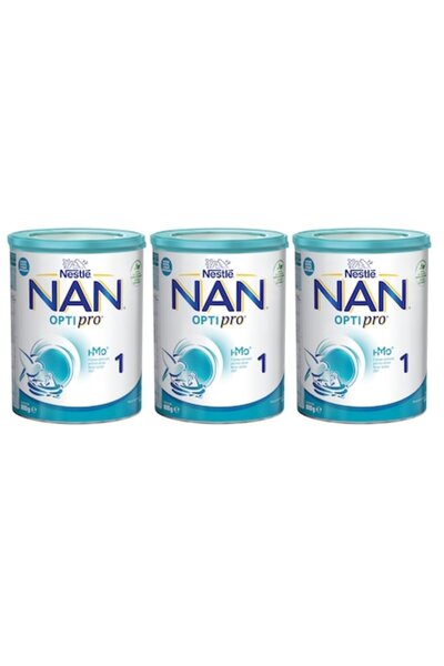 Nestle NAN 1 OPTIPRO Pachet formulă pentru sugari, 3x800g, 0-6 luni