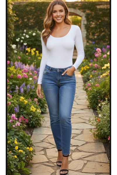 MODELİST Round Neck Basic Bluz