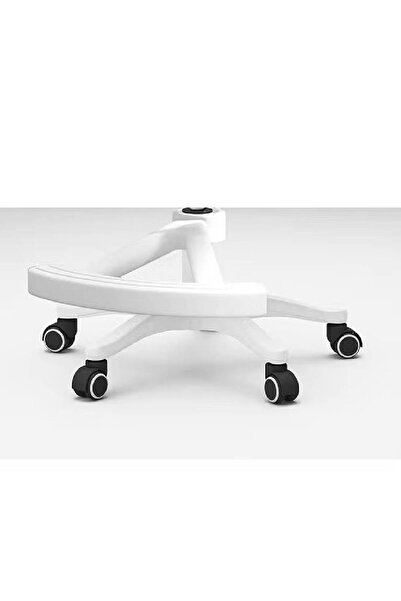 NKX Computer Chair Upgraded with Footrest Versatile Transparent Backrest + White Cushion