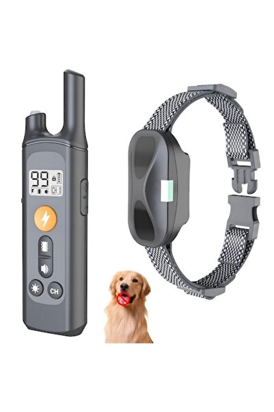 Optim Solution Zgardă electrică de dresaj pentru câini, impermeabilă, cu tele...