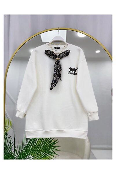 YEDİLALE Φουλάρι με λεπτομέρεια από τρία νήματα SHA επένδυση fleece WEAT [SM (38/40) LXL (42/44), 80 cm μέσο, μόνο στριφτό]