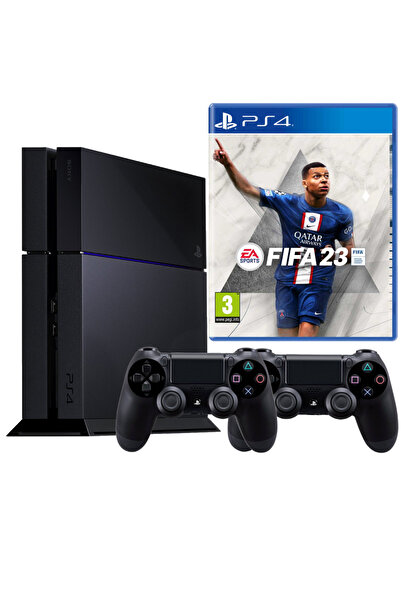 Sony Consolă PlayStation 4 (PS4) 1TB + 2 controllere + FIFA 23 - La mâna a doua