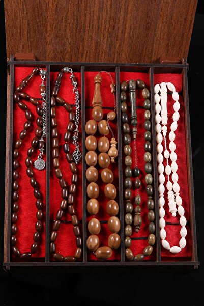 TESBİHKENTİ Set de 5 Kuka Pelesenk Deve Kemiği