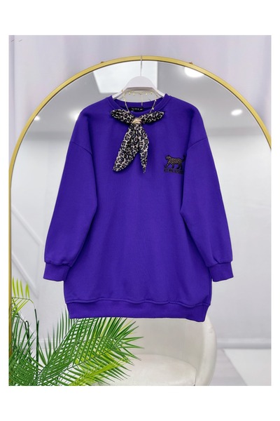 YEDİLALE فولار ديتايلي ثلاثي الخيوط شا مبطن بالصوف وييت [ مقاس صغير (38/40) مقاس كبير جدًا (42/44)، طول 80 سم، متوسط، مصنوع من قماش السويت فقط]