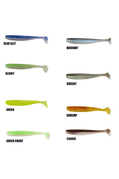 RYUJI Slim Shaker 10cm Silikon Yem (6 Adet)