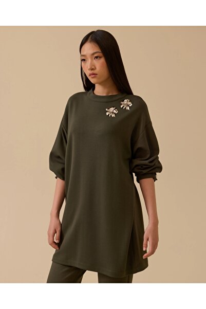 SEÇİL NOU DETALIATĂ îmbrăcăminte pentru femei, hanorac lung tricou 10002522311004