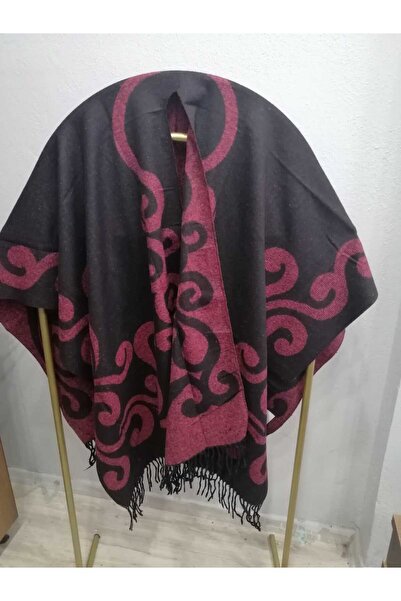 Forum Fashion Çift Taraflı Panço Omuz Şalı