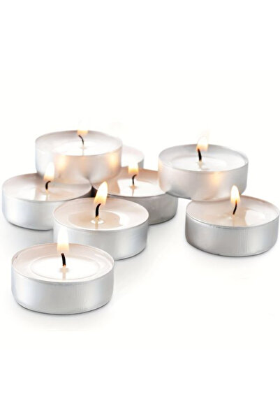 SDEPOT Set lumânări pastilă S DEPOT®, 500 bucăți, timp de ardere 3h, alb