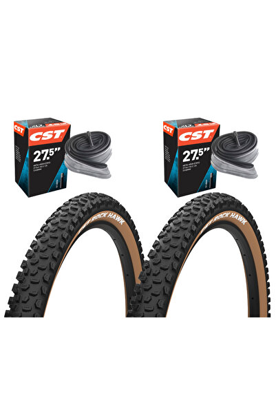 CST Rock Hawk 27.5x2.25 Amber Yanak Bisiklet Lastik Seti