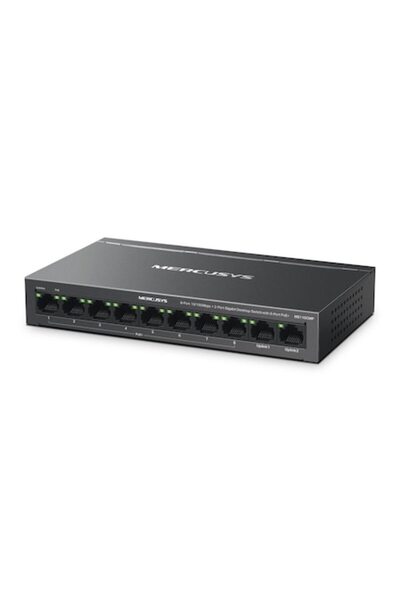 Mercusys Switch MS110CMP, 8x 10/100 Mbps PoE+, 2x Gigabit