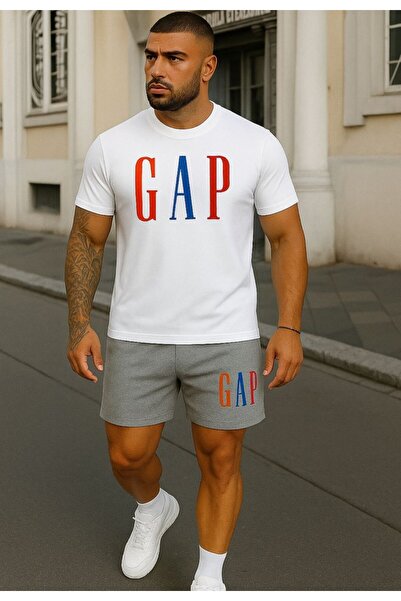 Gutsy Adult Men's T-Shirt Shorts Set Gop Printed