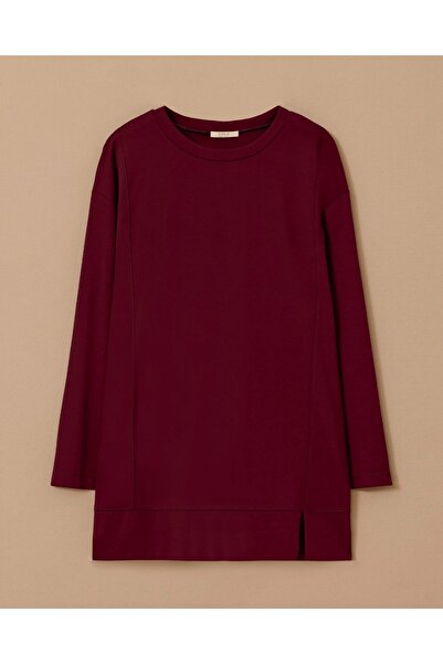 SEÇİL YENİ KADIN büyük beden uzun kollu basic tunik 10002521214014