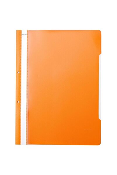 Noki Set of 50 plastic folders with rails and perforations, Noki, A4, various colors