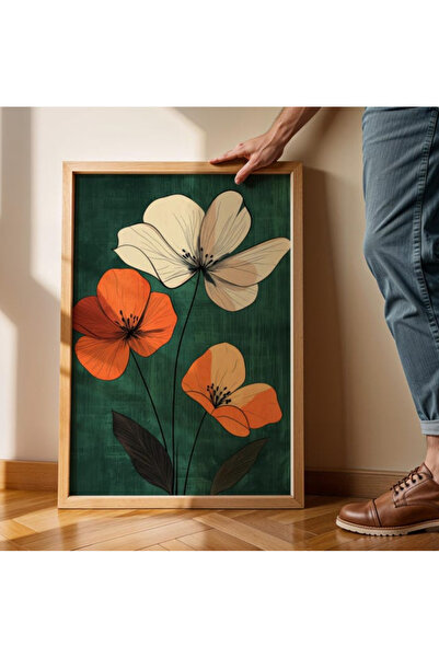 Tuba Decor Tablo dintr-o singură bucată cu rame din lemn pentru sufragerie, sufragerie, bucătărie