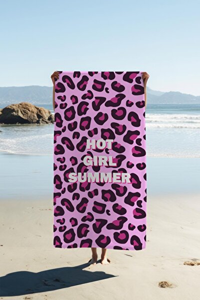 Dolce Mariee Digital Printing Beach Sea Towel Leopard Pattern Peshtamal Hvl0015