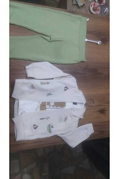 Uslukids Zippered Hooded Embroidered 3-Piece Boys' Tracksuit New Season