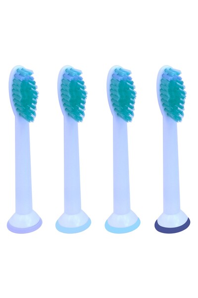 KOMA NK02 - Capete de schimb compatibile cu Philips Sonicare ProResults HX6014, 4 buc