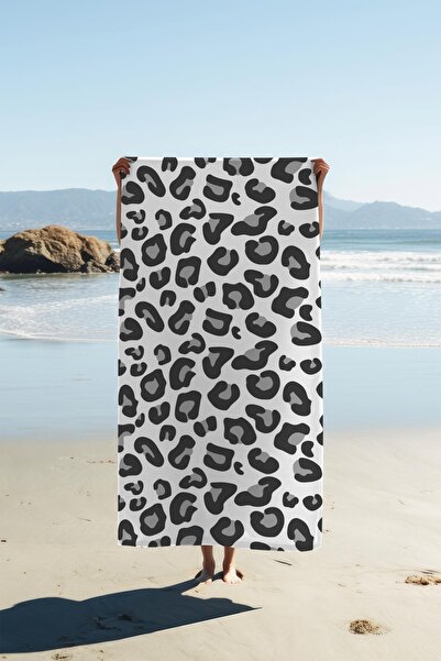 Dolce Mariee Digital Printing Beach Sea Towel Leopard Pattern Peshtamal Hvl0017