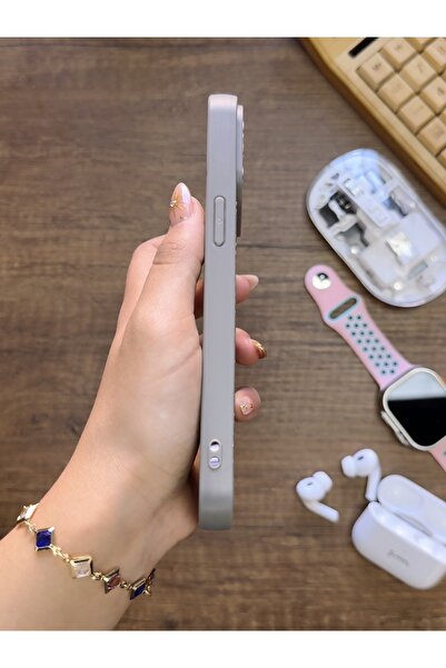 MTL iPhone 15 Pro Max Compatible Premium Leather Textured Shock-Resistant Nasal Silicone Case