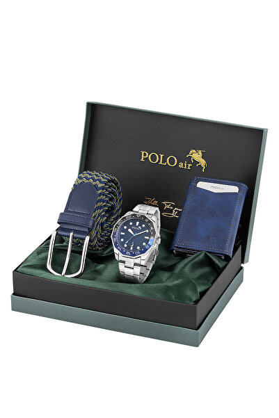 Polo Air Mıknatıslı Otomatik Mekanizmalı Cüzdan Örgü Esnek Kemer Erkek Kol Sa...