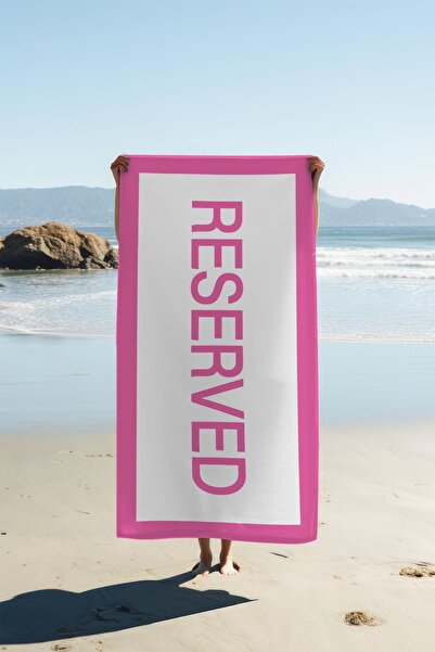 Dolce Mariee منشفة شاطئ بطباعة رقمية منقوشة من ريفيرد ديسيند بيشتامال HVL0010