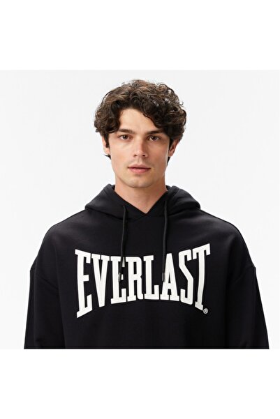 EVERLAST Ever Classics Comfort Men's Black Hooded Sweatshirt