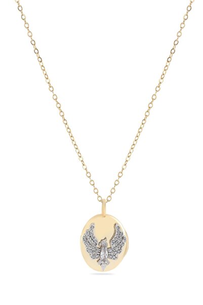 Cozyce Steel Necklace Gold Anka Bird