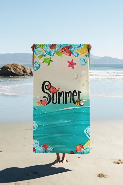 Dolce Mariee Digital Printing Beach Sea Towel Summer Patterned Peshtamal Hvl0169